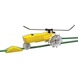 Mobiler Rasensprenger zur Bewässerung von Rasen und Garten I selbstfahrender Sprinkler für Beregnung I Nelson Wassertraktor