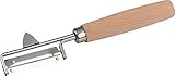FACKELMANN 31049 Pendelschäler, Holz/Edelstahl