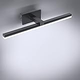 Kimjo LED Spiegellampe Badezimmer 9W, 6000K Kaltweiß 720LM Spiegelleuchte IP44 Spritzwassergeschützt Badleuchte, 40CM Schrankleuchte Spiegel licht badezimmer, AC100-240V Bad Spiegelleuchte