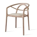 JQUAL Esszimmerstühle Esszimmerstuhlkissen Rattan Esszimmerstühle Holz Minimalistisch Günstige Küche Nordischer Stuhl Restaurant Bodenmöbel Küchenstühle