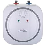 Untertisch-Warmwasserbereiter mit blauer Diamant-Emaille-Beschichtung, 2 kW, rost- und korrosionsbeständig, Isolierbehälter für den privaten und gewerblichen Gebrauch (groß (15 Liter)