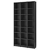 Ikea BILLY Bücherregal, 120x28x237 cm, schwarz-braun