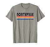 Zeigen Sie Ihren Northville, MI Heimatown Pride mit diesem Retro 70er Jahre T-Shirt