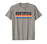 Zeigen Sie Ihren Northville, MI Heimatown Pride mit diesem Retro 70er Jahre T-Shirt