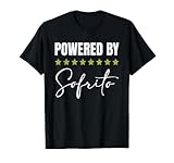 Lustiges Puerto Rican Shirt Powered By Sofrito Puerto rico T-Shirt