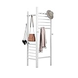 Kleiderablage Garderobenständer Kleiderständer Garderobenständer Eckhalle Baum Eckdreieck Garderobe Einfache Kreative Schlafzimmer Ecke Kleiderbügel Platzsparend Gaderobenstaender ( Color : White , Si