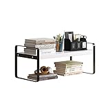 AOKLEY Bücherregal Bücherregal Desktop Eisenkunst Lagerregal Kleiner Bücherregal CD Regalregale Einzelschicht Kleiner Bücherregal 11,81 Zoll lang Aufbewahrungsregal (Color : A)