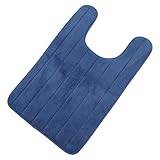 Cabilock U-Förmiger Wc-Sitz Schaumstoff-Bodenmatte Schaumstoff-Badezimmermatten Fußmatten Für Zu Hause Für Badezimmermatten Badvorleger-Set Kleine Badezimmerteppiche Polyester