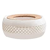 Hduacuge Keramik Teekannen WäRmer, Teekannen WäRmer mit Kork Kissen, Perfekt für Glas Teekannen und Keramik