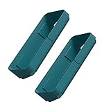 Cabilock 2 Stück Regal Aus Metall Metallregal Wandregal Schwebende Wandregale Wohnheim-Aufbewahrung Organizer Kinderzimmer Wand-Organizer Badezimmer-Utensilienregal