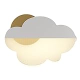 JMWYH Wandleuchte für den Innenbereich, LED, 6 W, 3000 K, warmweiß, Acryl, Metall, Wandleuchte, moderne dekorative Wandleuchte für Kinder, für Wohnzimmer, Schlafzimmer, Korr