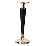 UPQRSG Stumpenkerzenhalter, Stumpenkerzenständer Aus Metall, Schwarze Kerzenhalter, Dekorativer Hoher Kerzenständer, Kerzenhalter für Hochzeit, Esstisch, Party Dekoration