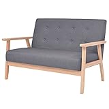 Sofa 2 Sitzer Couch Polstersofa Lounge Bank Küchensofa Sitzbank für Küche oder Esszimmer, Polsterbank Sessel Sofa Küchenbank Sofabank Sitzmöbel Wohnzimmer, 113,5 x 67 x 73,5 cm