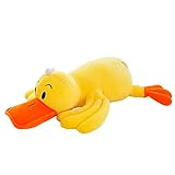 Puppenwagen Plüsch-gelbe Enten-Stofftier-Umarmungskissen-superweiche Spielwaren-Geschenke (Yellow, One Size)