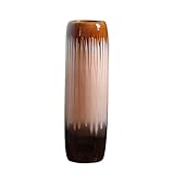 Dekorative Vase Keramikvase, Bodenvase, großes Wohnzimmer, Flur, Eingang, dekorativ, einfache Trockenblumenarrangements, Vintage, große Vase Vase (Size : 004)