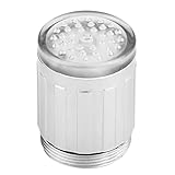 MOUMOUTEN LED-Wasserhahn, 3-farbiges LED-Licht, Wechselnder Temperatursensor, Duschstrahl, Wasserhahn Für Küche, Badezimmer, Waschbecken, Wohnmobil, Wäscherei, Bar