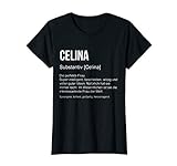 Vorname Definition Lustiges Namensgeschenk Celina T-Shirt
