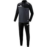 JAKO Herren Trainingsanzug Polyester Competition 2.0, anthrazit/schwarz, L, M9118