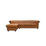 JVmoebel Chesterfield Ledersofa Sofa Couch Ecksofa Leder Sofa Garnitur Polster Ecke Sofas