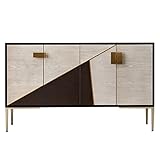 LUCBEI Schuhregal Viertüriger Schuhschrank, Eingangsbereich, Esszimmer, Sideboard, Wohnzimmer, Trennwand, Aufbewahrungsschrank Schuhaufbewahrung