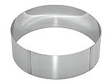 chg 8096-05 Tortenring, h = 8,0 cm, stufenlos verstellbar von 15,0 - 30,0 cm