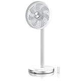 Brandson - Standventilator mit DC Motor 9 Geschwindigkeiten - Ventilator mit Fernbedienung - 60° Energieeinsparung - Timer 1 bis 8 Stunden - 4 Modi - 100° Oszillation – LED Display - sehr leise