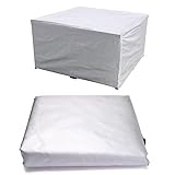 WDNMDY Bezüge für Gartenmöbel-Sets Rechteckiger Oxford-Stoff Terrassentisch Stuhlbezug Strapazierfähig Wasserdicht Gartenmöbel-Bezug Allzweck-Sofabezug – Geschenk