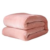SOKAKI Kuscheldecke Flauschig Decke Fleecedecke Sherpa Sofaüberwurf Decke Dicke Weich und Warme Flanelldecke Sofadecke Couchdecke für Bett Couch (Rosa,150 × 200 cm)