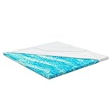 Juskys Topper 160x200 cm aus Memoryschaum, 7-Zonen orthopädisch & atmungsaktiv, 7cm Höhe, H2 - H3, Bezug waschbar Matratzentopper Matratzenauflage