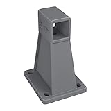 SONGMICS Wandhalterung für Seitenmarkisen, Wandhalter, Auszugsfixierung, nur für SONGMICS Alu-Seitenmarkisen geeignet, grau GSA005