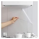 Fliesenaufkleber,Fliesenaufkleber KüChe Küchenöldosite Wandaufkleber Klar glänzend Selbstklebender Film Abnehmbarer Schutzfilmregal Schubladen Liner 1/3/5 / 10m (Size : 60x300cm)