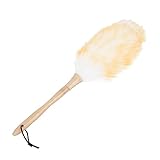 Lurrose Staubwedel Aus Wolle Fensterjalousien Für Die Hausreinigung Staubwedel Weiches Sofa-Staubwerkzeug Natürlicher Staubwedel Antistatischer Staubwedel Staubreiniger-Werkzeug