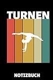 TURNEN NOTIZBUCH: A5 Notizbuch KARIERT Geräteturnen | Bodenturnen | Geräte turnen | Geschenkidee für Turner Kinder Jugendliche | Sport | Gymnastik | Turnen Unterricht