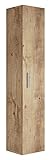 Badezimmer Badschrank Pluto 150cm Eiche Kastanie - Regal Schrank Hochschrank Schrank Möbel