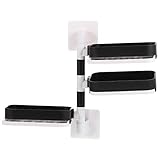 Zerodeko Regal Seifenschale Mit Saugnapf Seifenschale Aus Kunststoff Palettenstangen-Seifenschale Drehbarer Ständer Selbstklebender Seifenhalter Saugschwammhalter Für Küchenspüle