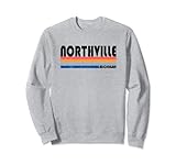 Zeigen Sie Ihren Northville, MI Heimatown Pride mit diesem Retro 70er Jahre Sweatshirt