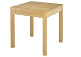 Erst-Holz® Tisch Esstisch Massivholztisch Küchentisch Kiefer Massiv Glatte Beine 90.70-50 A