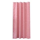 Clode® Blackout Curtains 1 Panel 130x100cm Pink Kids Boy Girls Window Curtains Room Thermal Insulated for Bedroom Home Decor Basic Drapes for Bedroom Living Room