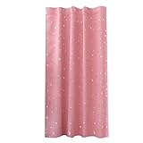 Clode® Blackout Curtains 1 Panel 130x100cm Pink Kids Boy Girls Window Curtains Room Thermal Insulated for Bedroom Home Decor Basic Drapes for Bedroom Living Room