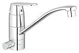 GROHE Eurosmart Cosmopolitan - Einhand-Spültischbatterie (flacher Auslauf, Einlochmontage, Schwenkbereich 140°), chrom, 31161000