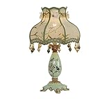 Tischlampen Nachttischlampe Tischleuchte Nachttischlampe Leinenstoff Lampenschirm Schlafzimmer Licht Europäische Kreative Harz Nachttisch Schreibtischlampe Schlafzimmer Wohnzimmer Tischlampe Wohnzimme
