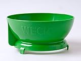 Weck Einfülltrichter (Material: Kunststoff, Grün, 15.4 x 14.4 x 7 cm, passend für Rundgläser & Einkochgläser, zum Aufbewahren von Vorräten)