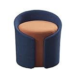 LEFEDA Fußhocker, Fußhocker, Schminkhocker, Pouf-Fußhocker, Fußhocker für Wohnzimmer, Couchtisch, dekorativer Pelz-Fußhocker, Fußstütze (Farbe: E) (B)
