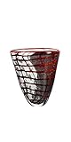 GILDE GLAS art Vase - Glasvase - Blumenvase - Geschenke für Frauen H 19 cm