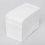 Enpack Servietten - 2-lagig - 250 Stück - 1/8 Falz - 33x33 cm - weiß - Zellstoff - Papierservietten - Mundabwischtuch - Napkins - Tissue - Bistro - Gastro - Geburtstag - Partyzubehör