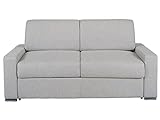 3-Sitzer-Sofa Express aus Calito-Stoff, Liegefläche 140 cm, Matratze 18 cm, Einzelbett