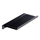TOPBATHY Wandmontiertes Badezimmer WC Telefonhalter Regal schwimmende Wandregale für kleine Lautsprecher Smartphone Tablet Toilettenartikel (schwarz), edelstahl, Stil 3, 17.5*9cm