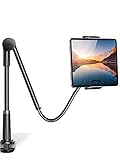 UGREEN Schwanenhals Tablet Handy Halterung Tisch, 12,9 Zoll Tablethalterung Bett Ständer Kompatibel mit iPad Pro Air Mini 2 3 4, Galaxy Tab A A7 S7, Surface Pro 7, iPhone 14 Plus/14 Pro Max usw.