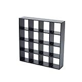 ICDKOYK 1/12 Dollhome Vitrine Simulationsmodell Regal Spielzeugschrank Möbel Dekoratives Zuhause Wohnzimmer Weiß, Schwarz