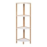 PAREKS Massives Küchen-Aufbewahrungswagen-Lagerregal-Eckregal Badezimmer-Aufbewahrungs-Organisator-Regal 4-stöckiges Küchenregal Home Kitchen Organization Multi Utility Cart Bath Rack